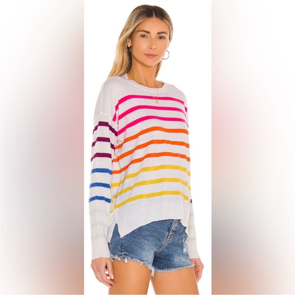 Sundry Women's Multicolor Striped Sweater